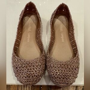 Mini Melissa Rose Gold slip on size 13